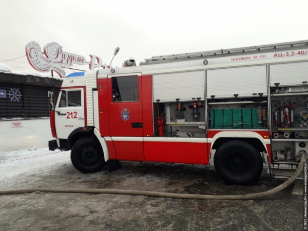 Ресторан «Раздолье» сгорел на въезде в Зеленоград