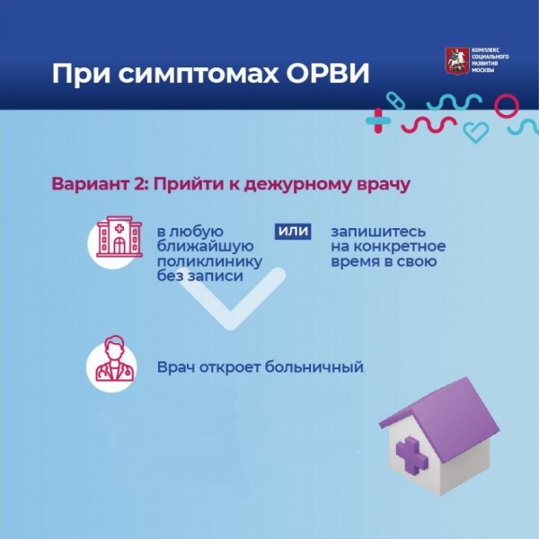 Оформление больничных при ОРВИ и COVID-19 - ГКБ Кончаловского