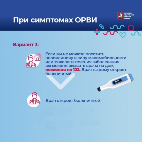 Оформление больничных при ОРВИ и COVID-19 - ГКБ Кончаловского