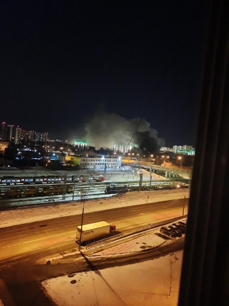 В Зеленограде сгорел склад бытовой техники