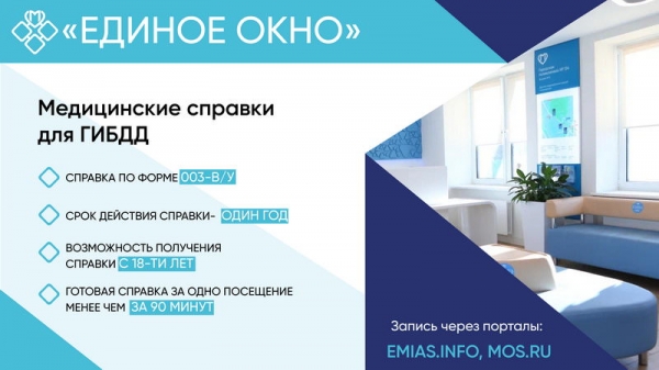 Медицинские справки для ГИБДД - ГКБ Кончаловского