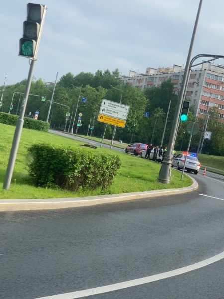 Юноша попал в больницу после падения на мотоцикле