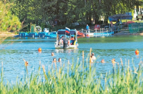 В Зеленограде много мест для купания и отдыха