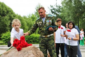 В парке «Ровесник» почтили память павших воинов