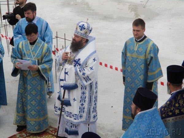 В Зеленограде освящен фундамент храма иконы Божьей Матери Скоропослушницы