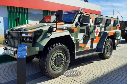 Польша на выставке MSPO-2022 представила новую бронированную медмашину 