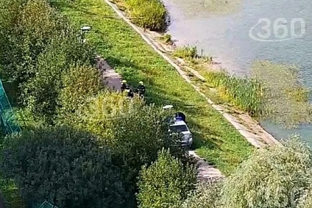 В Школьном озере обнаружили снаряд времен войны