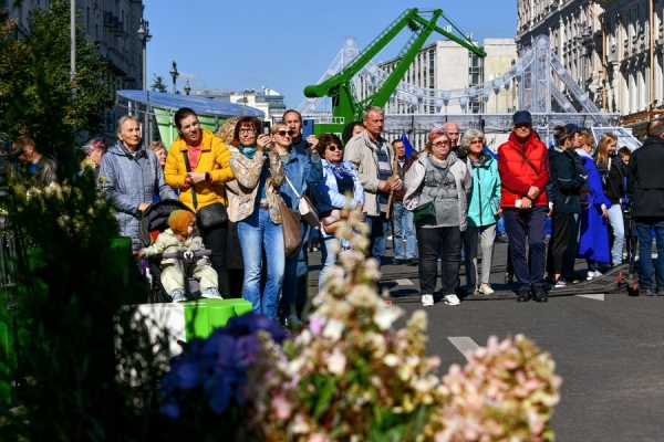 Центральной темой праздничной площадки на Тверской улице в День города стал Донбасс