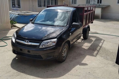 На Кавказе наладили переделку битых Lada Granta в грузовики 