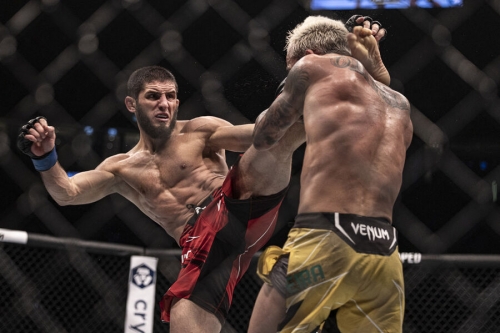 Глава Fight Nights Global Гаджиев сравнил Махачева с бетонной плитой 