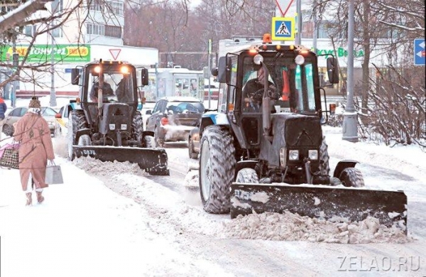 Уборка снега в городе идет в плановом режиме