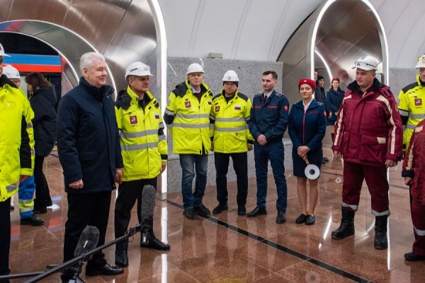Собянин провел технический пуск северо-восточного участка БКЛ метро