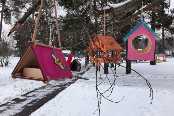 В "Озеропарке" состоялся "Парад кормушек"