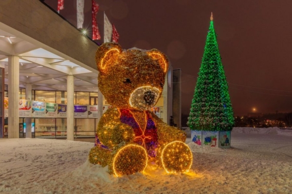 Зеленоград украсился к Новому году (фотогалерея)