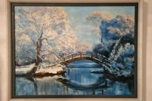 Союз художников Зеленограда представляет выставку живописи "Зимняя сказка"