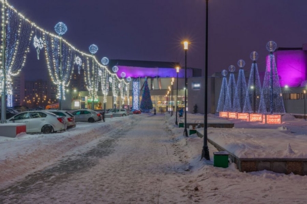 Зеленоград украсился к Новому году (фотогалерея)