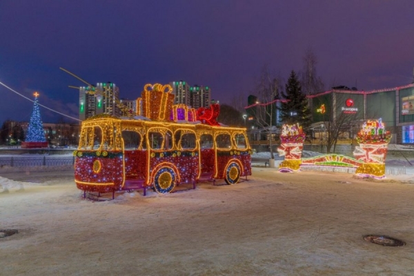 Зеленоград украсился к Новому году (фотогалерея)