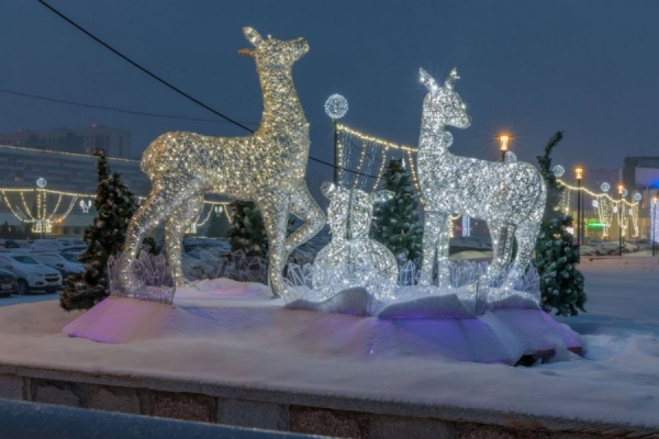Зеленоград украсился к Новому году (фотогалерея)