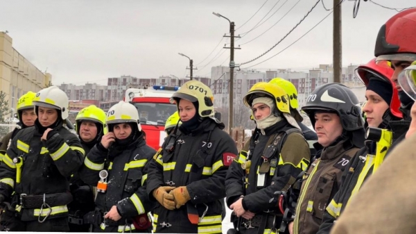 Пожарные отработали катастрофу у станции Крюково
