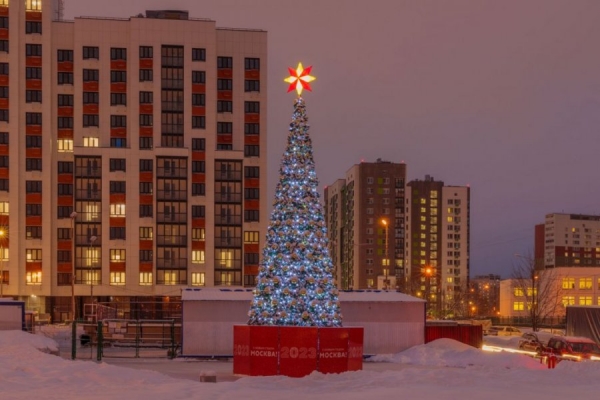 Зеленоград украсился к Новому году (фотогалерея)