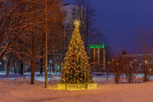 Зеленоград украсился к Новому году (фотогалерея)