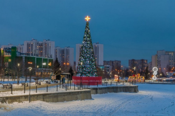 Зеленоград украсился к Новому году (фотогалерея)