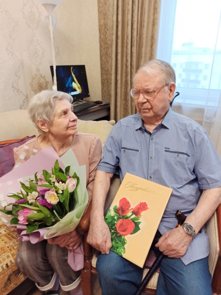 70-летний юбилей семейной жизни отметили супруги Глазуновы Муза Александровна и Михаил Павлович