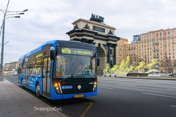 Собянин: Москва лидер среди европейских городов по количеству электробусов