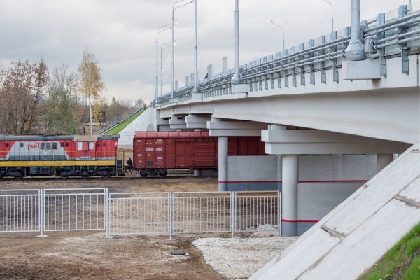 Готов монолит путепровода тоннельного типа на южном участке МСД