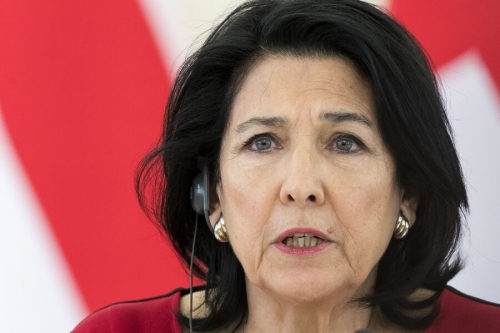 Президент Грузии выразила поддержку абхазской оппозиции Президент Грузии выразила поддержку абхазской оппозиции