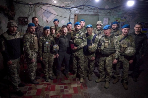 Политолог назвал цель визита Зеленского на участок фронта Угледар-Марьинка 