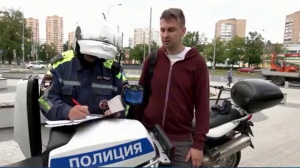 Зеленоградская автоинспекция на Первом канале – как проверяли самокатчиков
