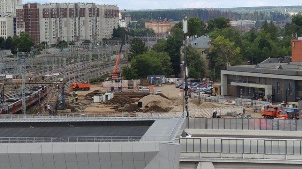 На Крюковской площади изменится проход к электричкам