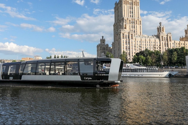 Собянин: За две недели новые электросуда перевезли по Москве-реке более 22 тысячи пассажиров