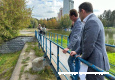 И. о. префекта Анатолий Смирнов ознакомился с проектом благоустройства Школьного озера