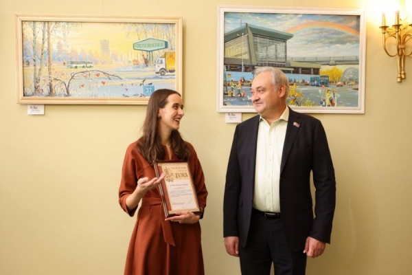 В Московском парламентском центре открылась выставка «65 лет Зеленограду»