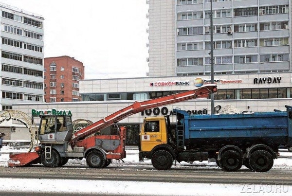 В Зеленограде приступили к зимней уборке улиц и дорог