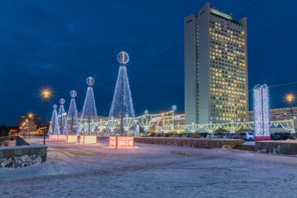 Зеленоград украшен к Новому году