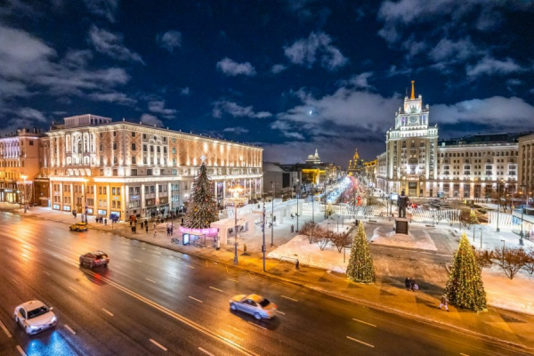 Собянин: Уровень освещенности в Москве вырос вдвое