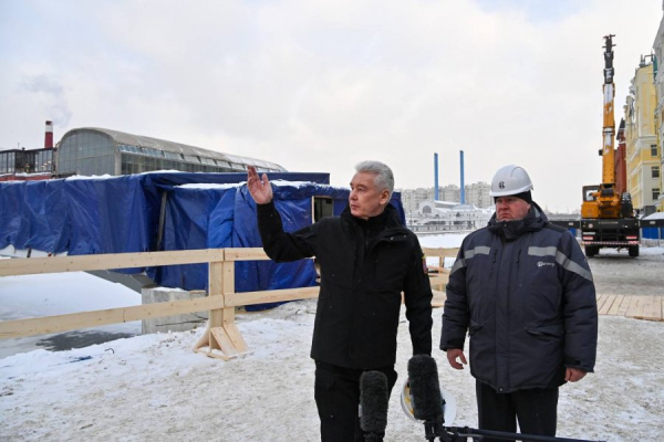 Собянин сообщил о скором открытии пешеходного моста на стрелке острова Балчуг