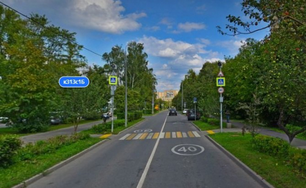 На Яблоневой аллее появится приподнятый пешеходный переход