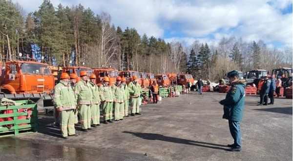 В Зеленограде прошел смотр готовности сводного отряда по тушению природных пожаров