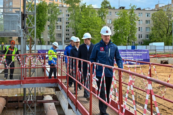 Собянин рассказал о ходе строительства Рублево-Архангельской линии метро