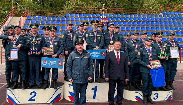 Зеленоградские сотрудники МЧС- победители открытого чемпионата по боевому развёртыванию 