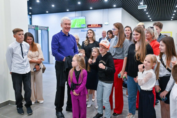 Сергей Собянин открыл новый учебный корпус на юге Москвы