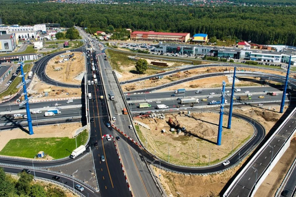 Собянин: Реконструкция Алтуфьевской развязки на МКАД завершится осенью