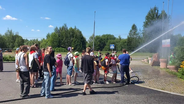 Без пожарных летний отдых не был бы таким содержательным