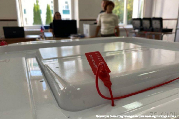 В Зеленограде продолжаются выборы депутатов в Мосгордуму