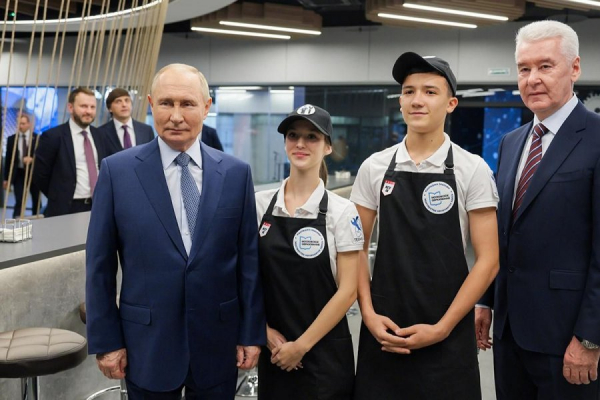 Путин и Собянин открыли инновационную практическую площадку в «Рудневе»