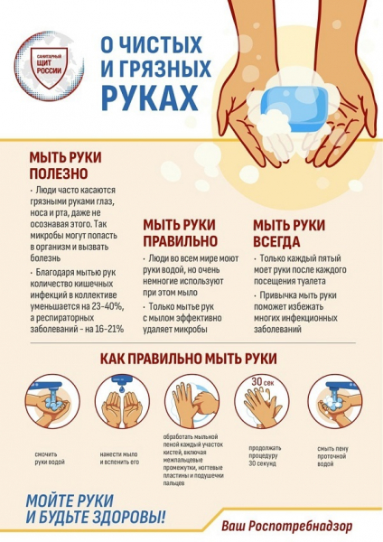 Роспотребнадзор: 15 октября - Всемирный день мытья рук